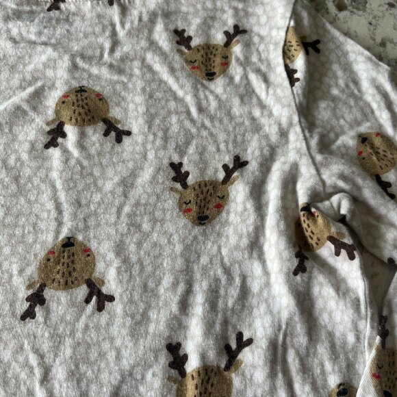 Old Navy reindeer LS tee sz 5T - Picture 3 of 4
